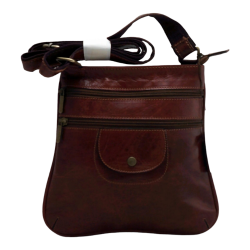 Bolso de piel con cremalleras AM  R731