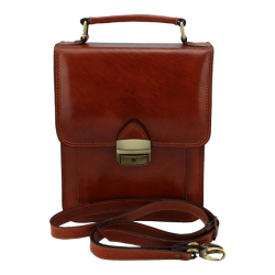 Bolso de piel AM vertical con carpeta  Co500