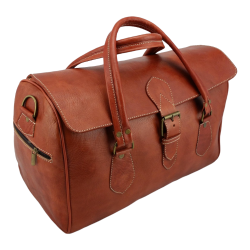 Bolso de viaje en cuero con hebilla BV201