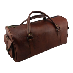 Bolso de viaje en cuero con cremallera BV206