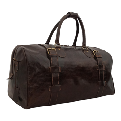 Bolso de viaje en piel doble hebilla AM  R900