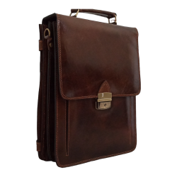 Maletín de piel AM vertical carpeta