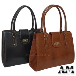 Bolso de piel AM con asas  R321