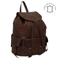 Mochila de piel en dos tamaños FM015