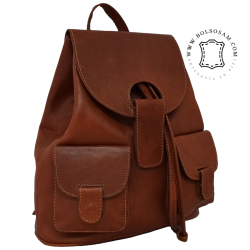 Mochila de piel cierre imán FM018