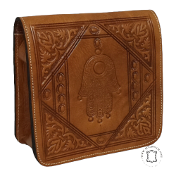 Bolso de cuero con Fátima FB394