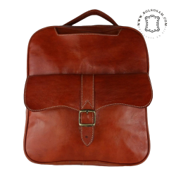 Mochila de piel cierre cremallera  M311