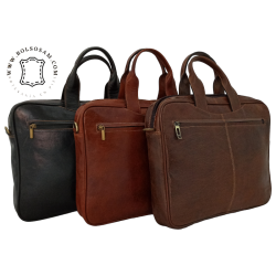 Maletín de piel AM ordenador  dos Tamaños  R726