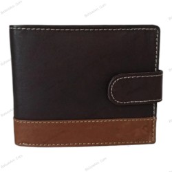 Cartera de piel colores combinados Am8711c/c