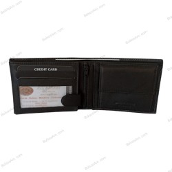 Cartera de piel colores combinados Am9185