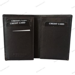 Tarjetero billetero de piel MHC9162