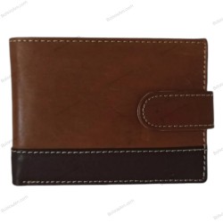 cartera de piel pequeña combinada MHC9188s/m c/c