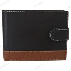 Cartera de piel grande con cierre MHC9187
